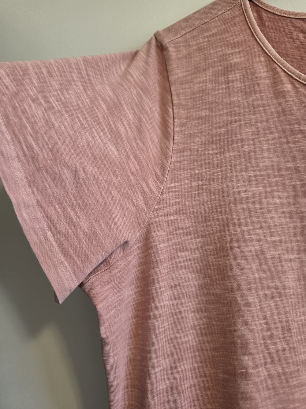 Old Navy Pink Short-Sleeve Tiered Maxi Dress - Picture 5 of 11